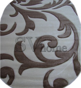 Синтетический ковер Lambada 451 brown-white - высокое качество по лучшей цене в Украине.